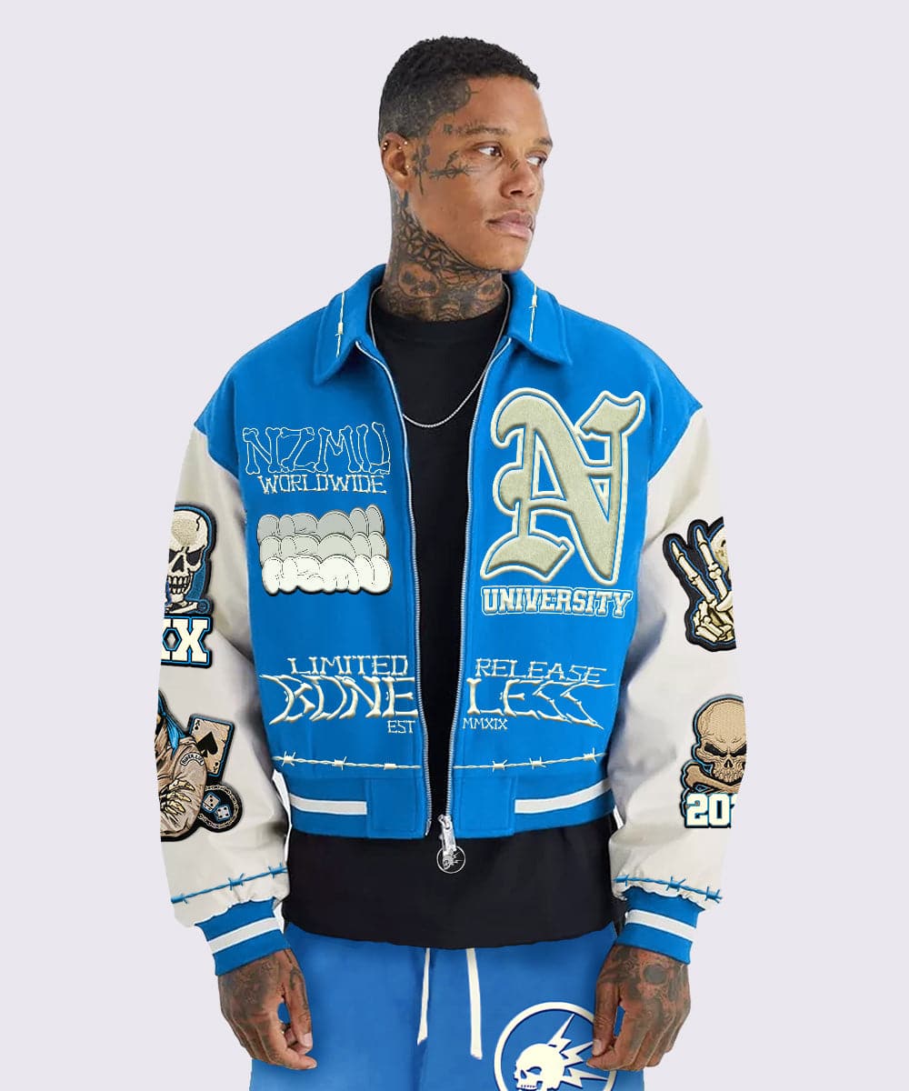 Skelly Boyz Varsity Jacket