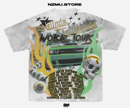 T-shirt de la tournée mondiale Hellcats N' Trackhawks 